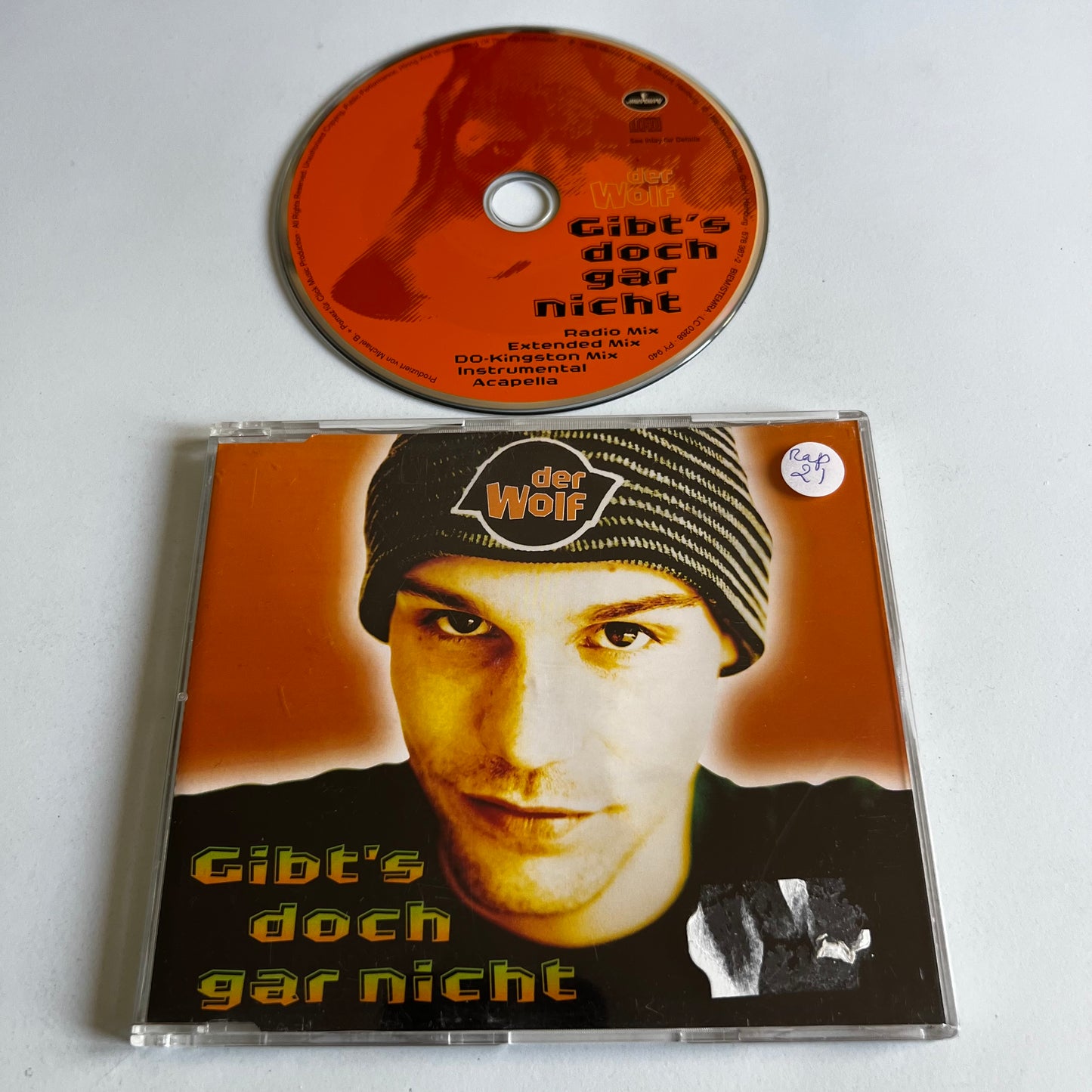 CD - Der Wolf - Gibt's Doch Gar Nicht - Single 1996