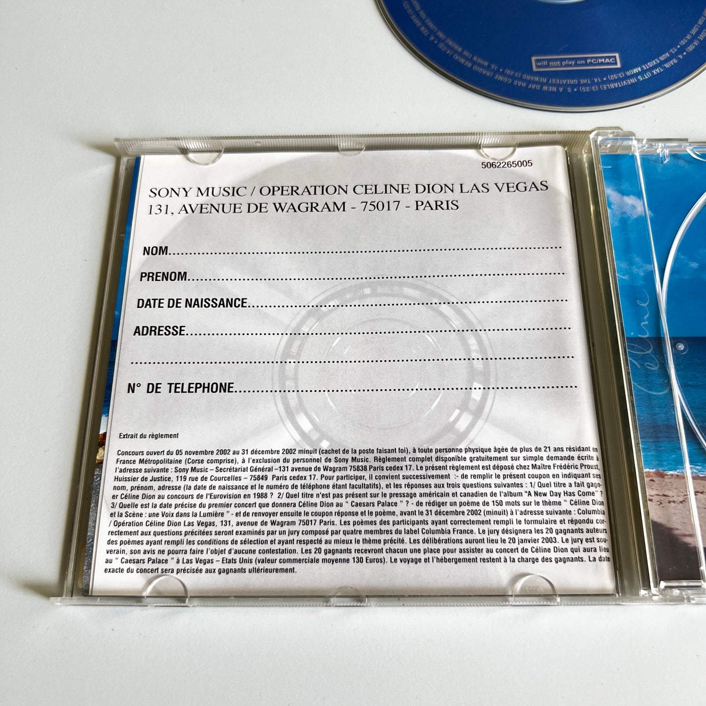 CD - Celine Dion - A New Day Has Come - 2002