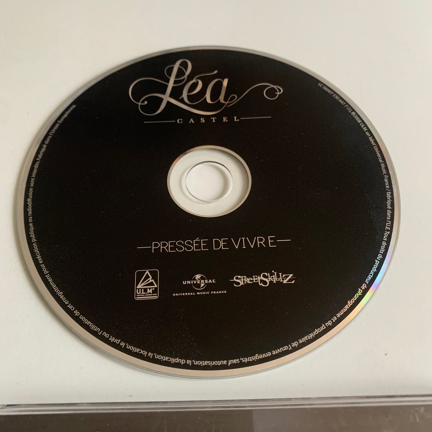 CD - Léa Castel - Pressée De Vivre - 2008 Occasion