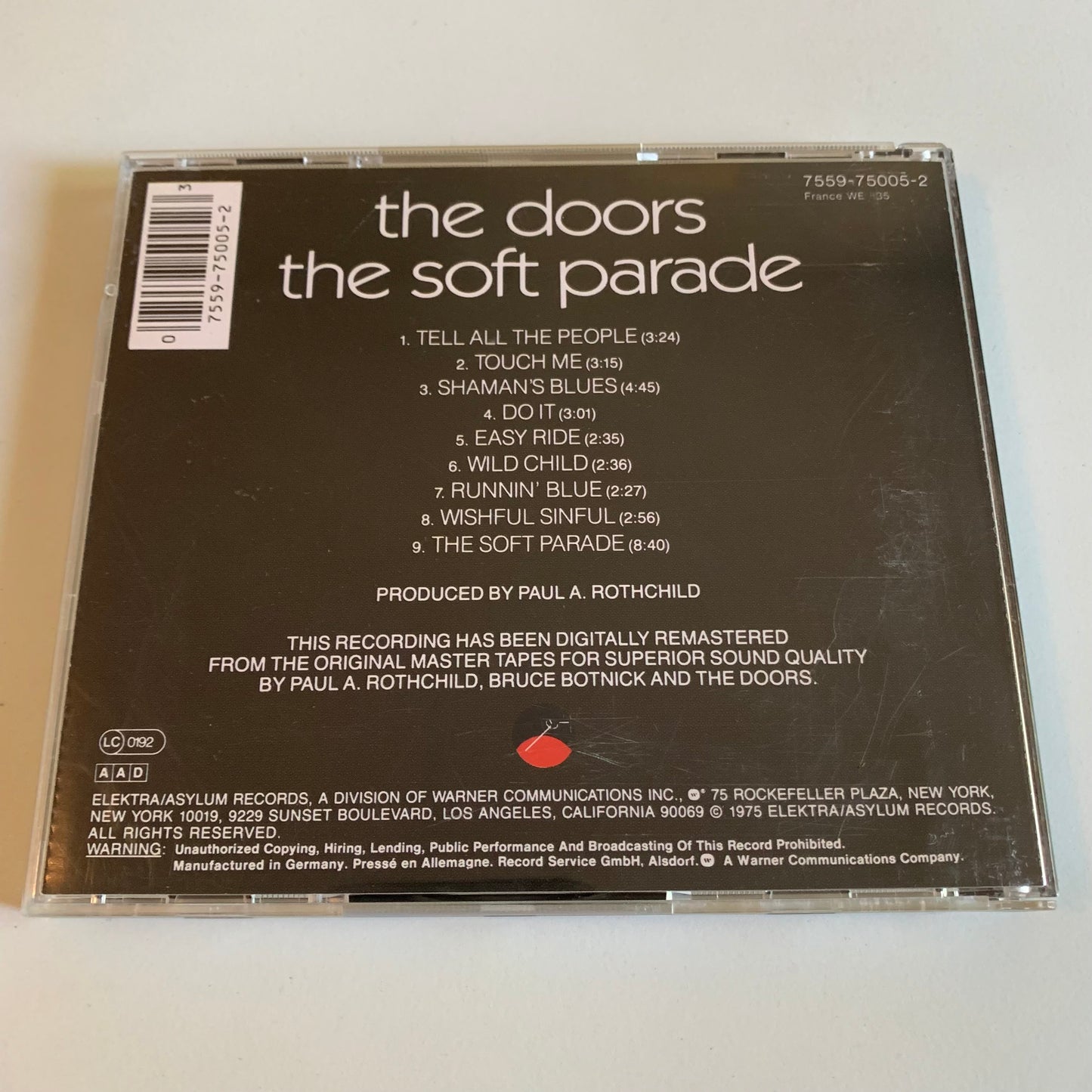 CD - The Doors - The Soft Parade - Occasion
