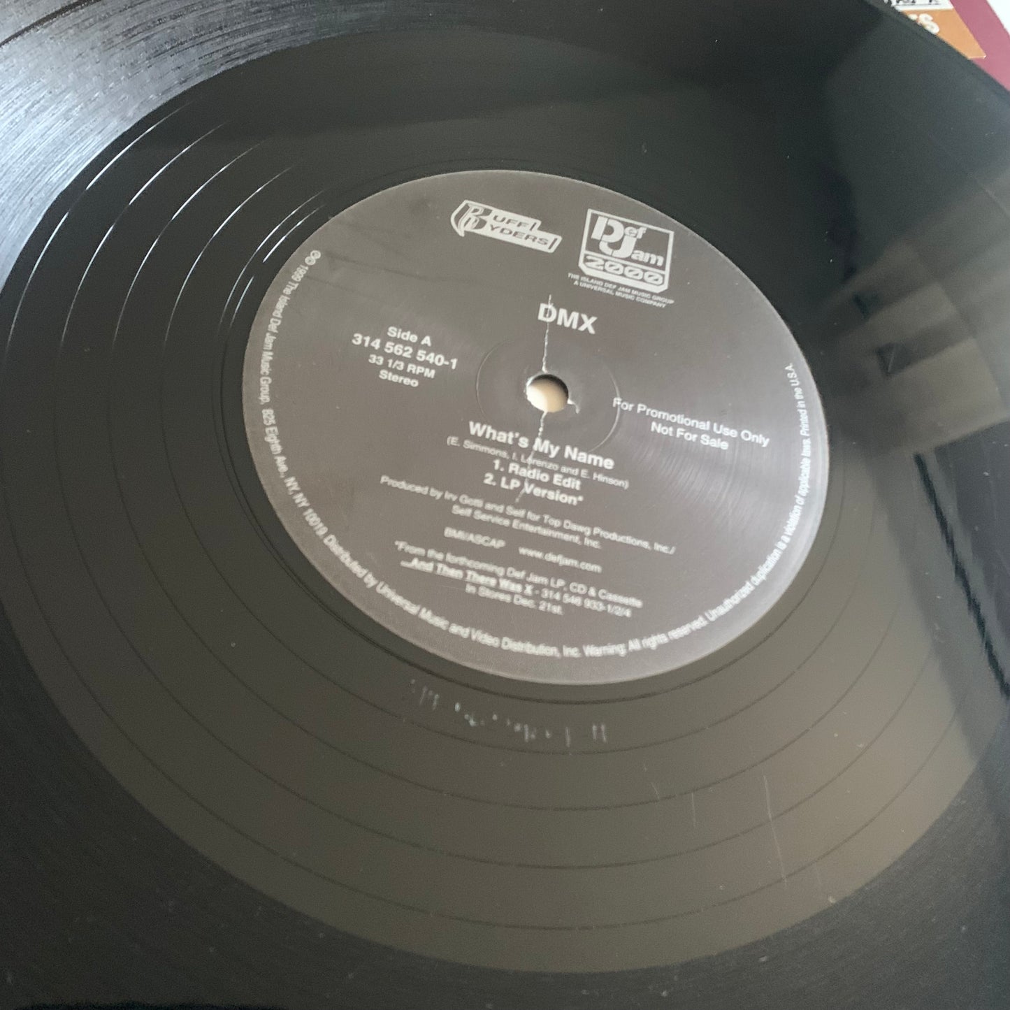 DMX - What's My Name - Single Promo 1999