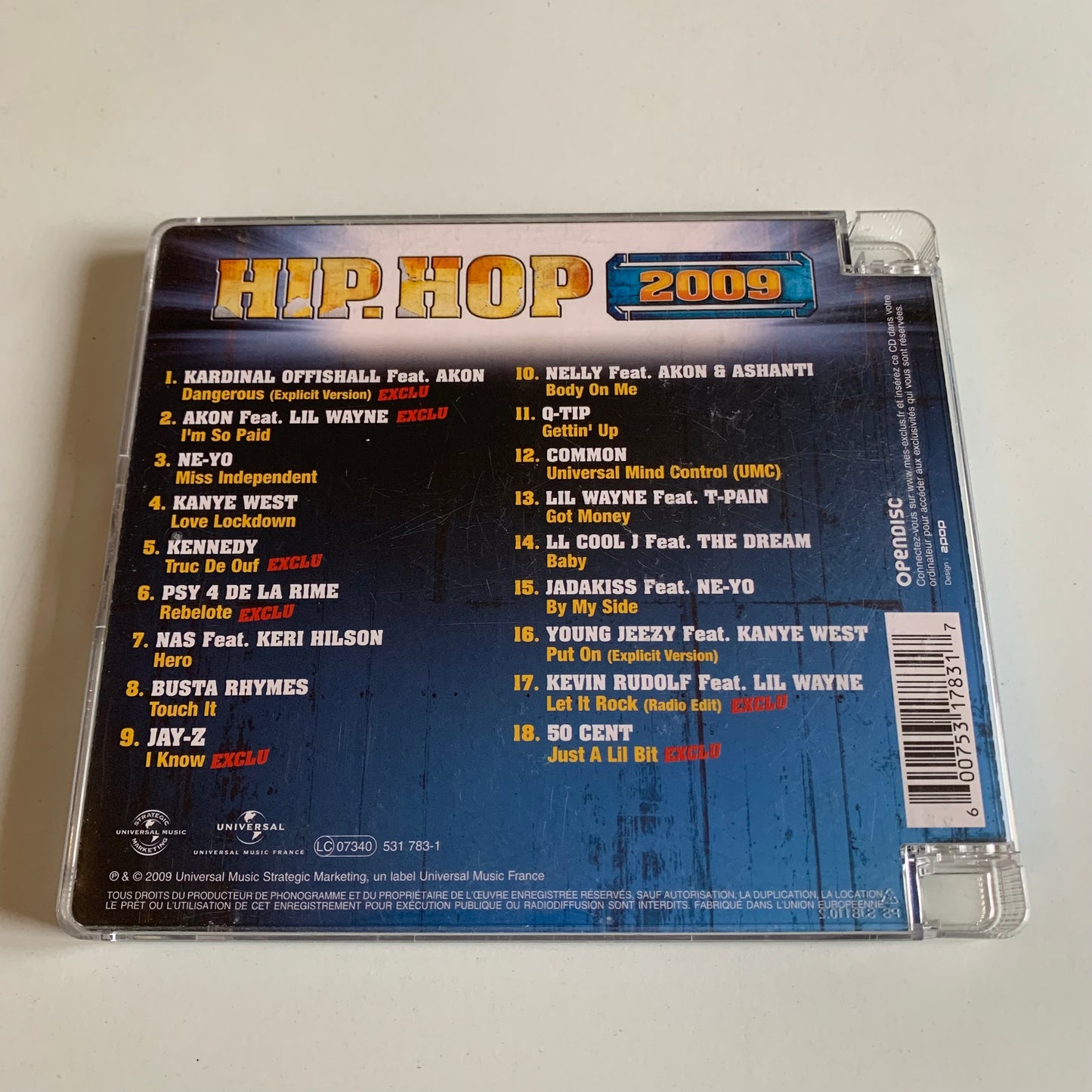CD - Compilation - Hip-Hop 2009 - Occasion