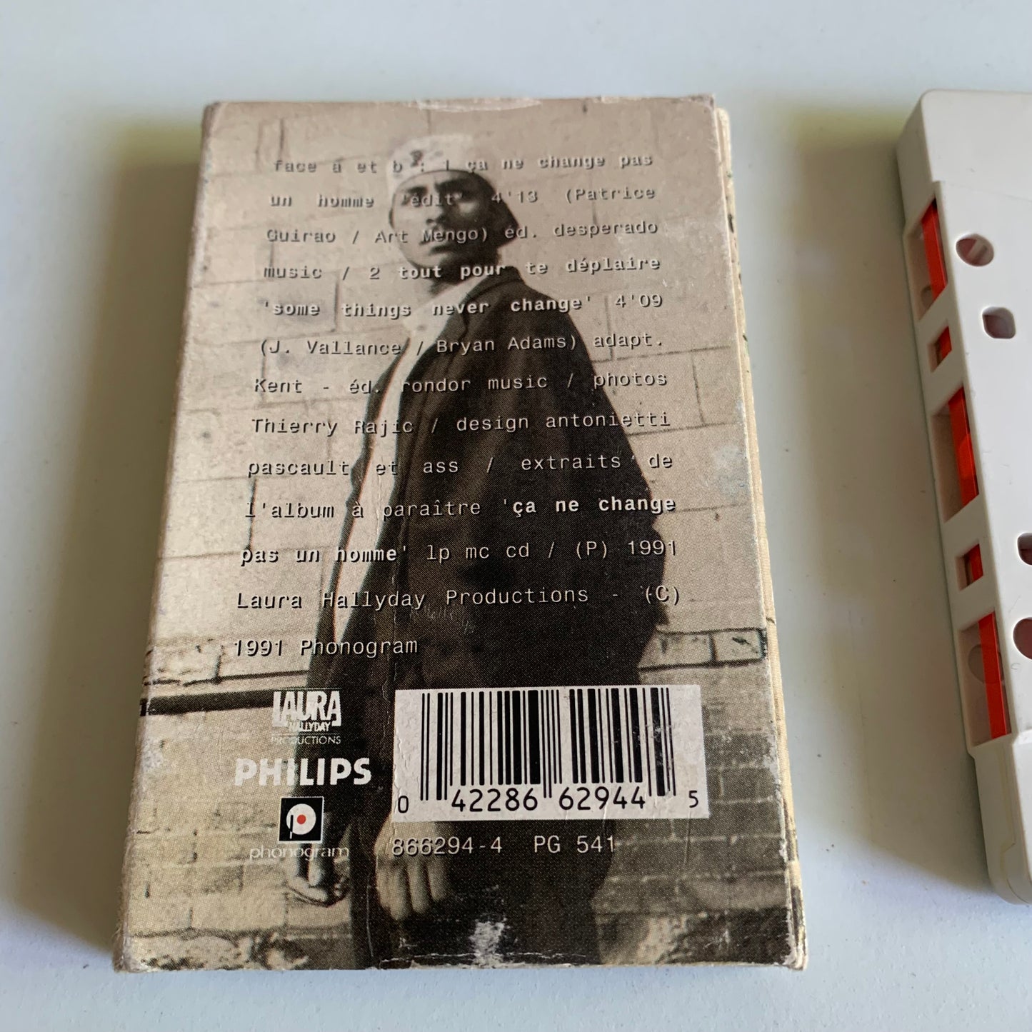 Johnny Hallyday - Ça Ne Change Pas Un Homme - Single 1991 Occasion