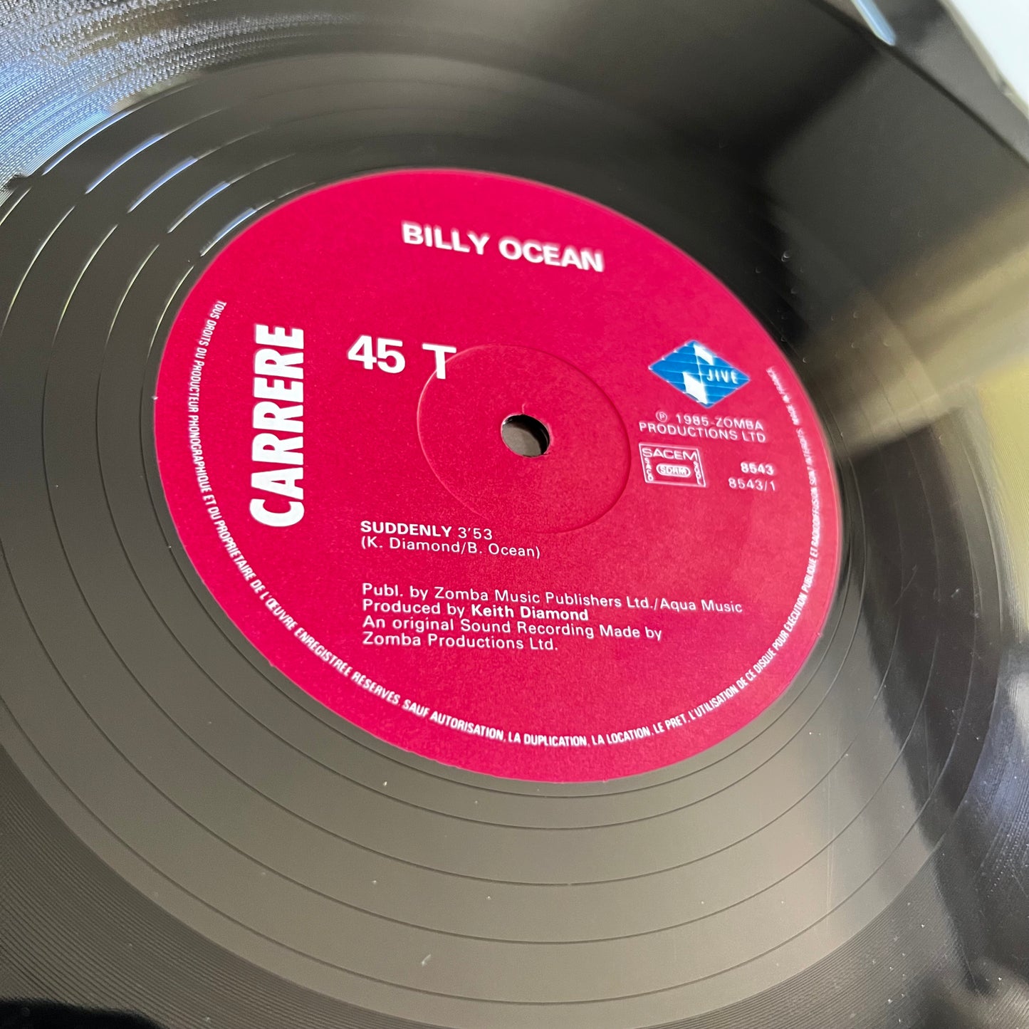 Billy Ocean - Suddenly - Maxi Single 1985
