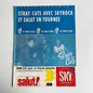 Affiche Originale Concert Stray Cats 1989 - Page de Magazine 30x23cm