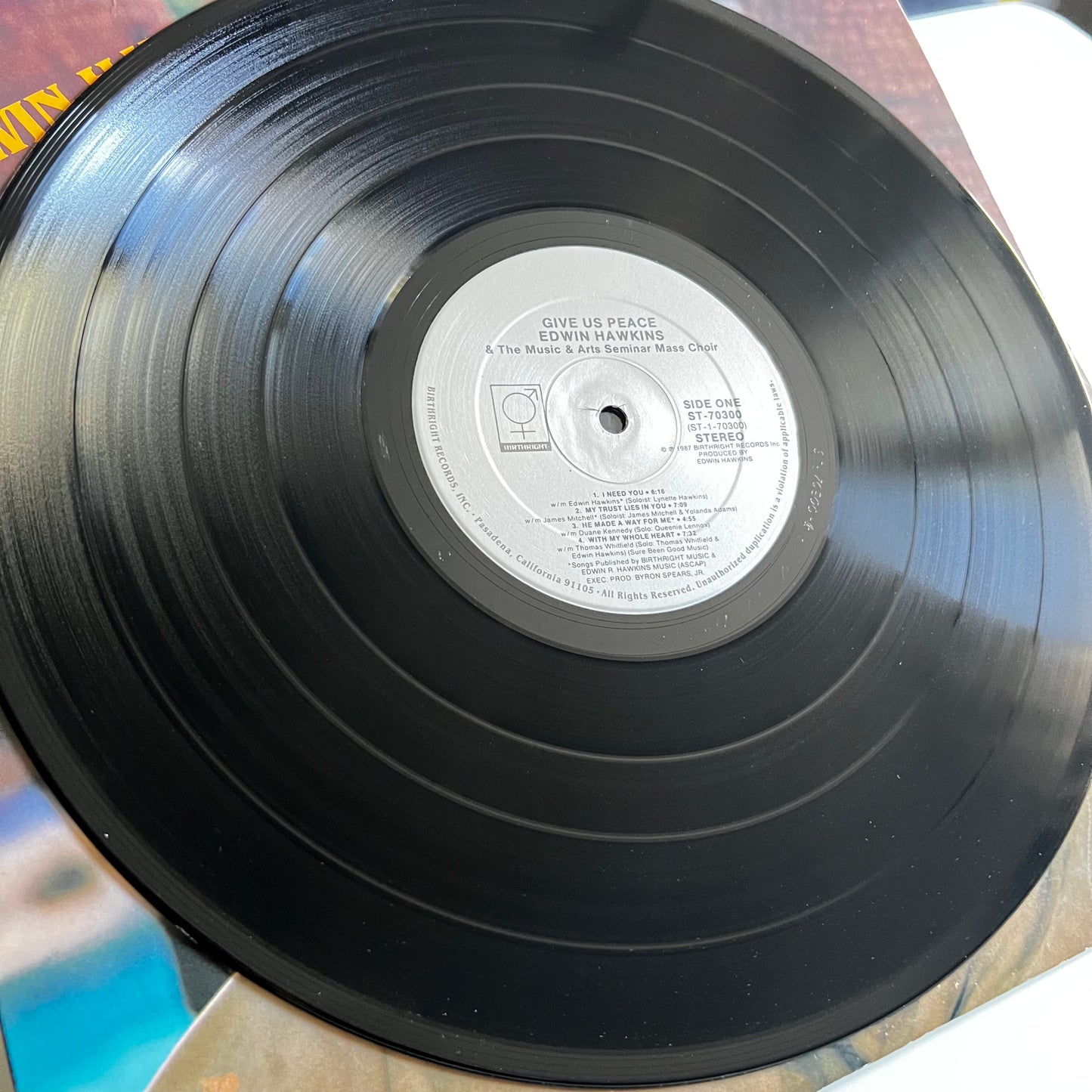 Edwin Hawkins - Give Us Peace - LP 1987