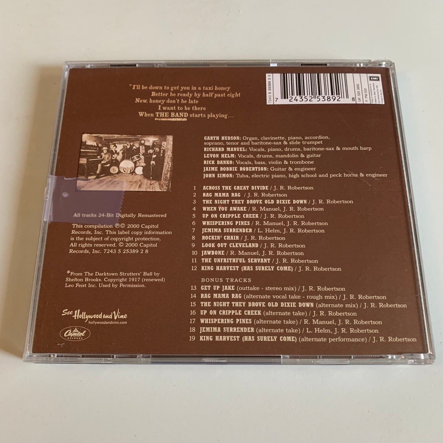 CD - The Band - 2000 Occasion