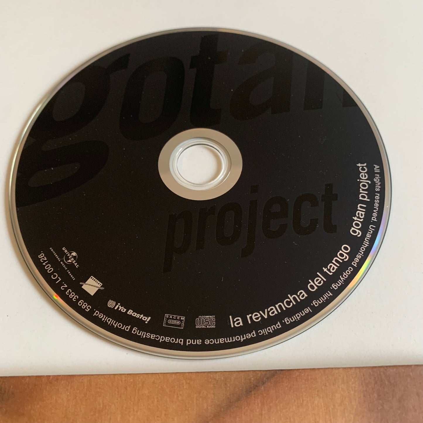 CD - Gotan Project - La Revancha Del Tango - 2001 Occasion
