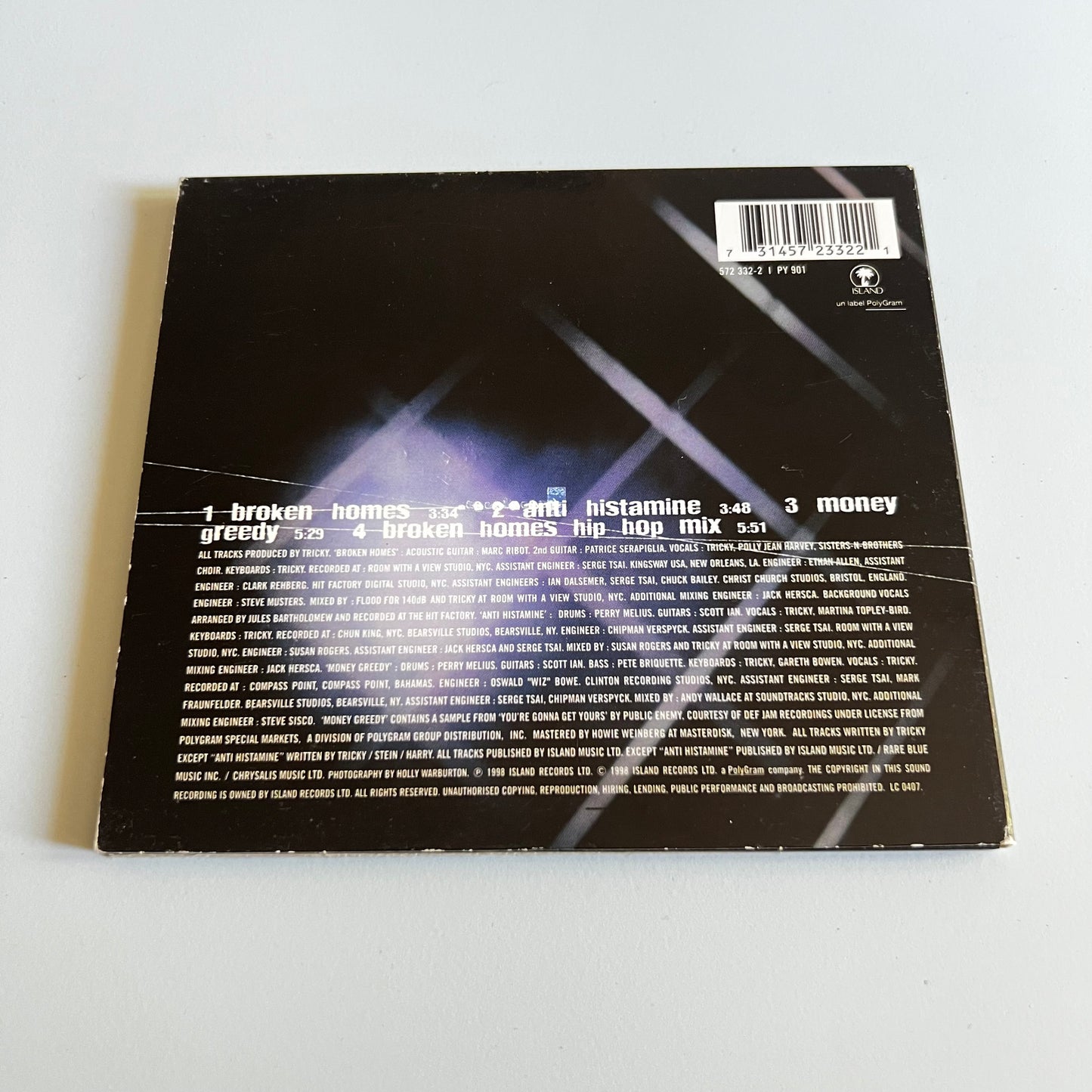 CD - Tricky - Polly Jean Harvey - Broken Homes - 1998