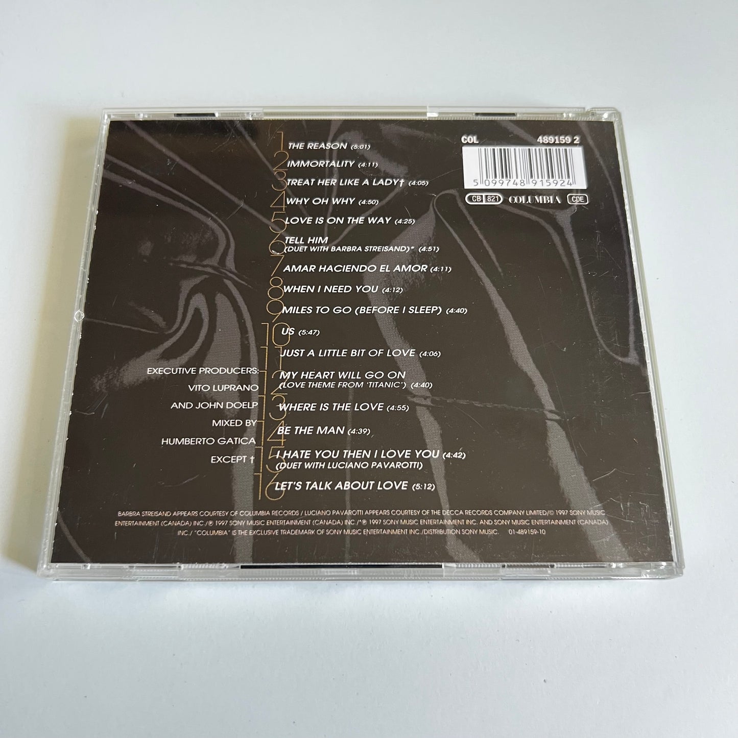 CD - Celine Dion - Let's Talk About Love - 1997