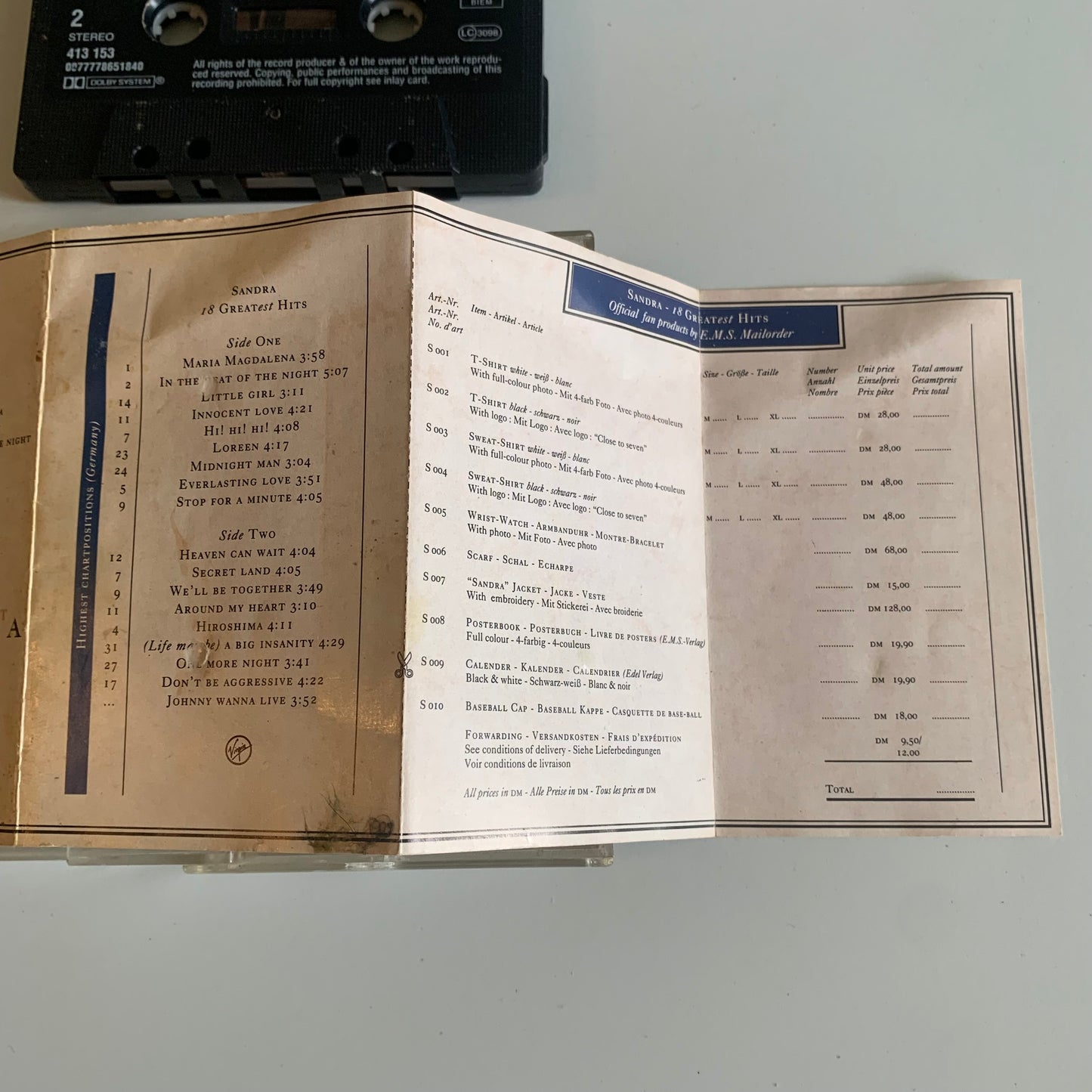 Sandra - 18 Greatest Hits - 1992 Occasion