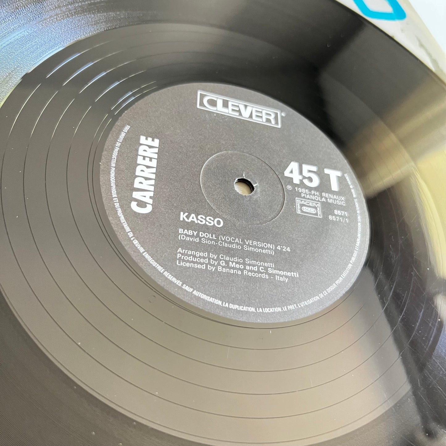 Kasso - Baby Doll - Maxi Single 1985