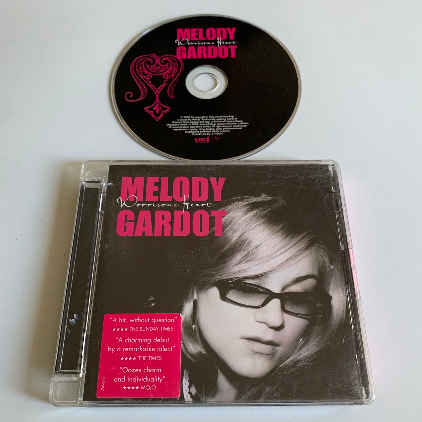 CD - Melody Gardot - Worrisome Heart - 2008 Occasion