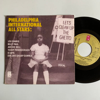 Philadelphia International All Stars - Let's Clean Up The Ghetto - Single 1977
