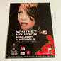 Affiche Originale Whitney Houston - Concert Bercy 1999 - Page de Magazine 30x23cm