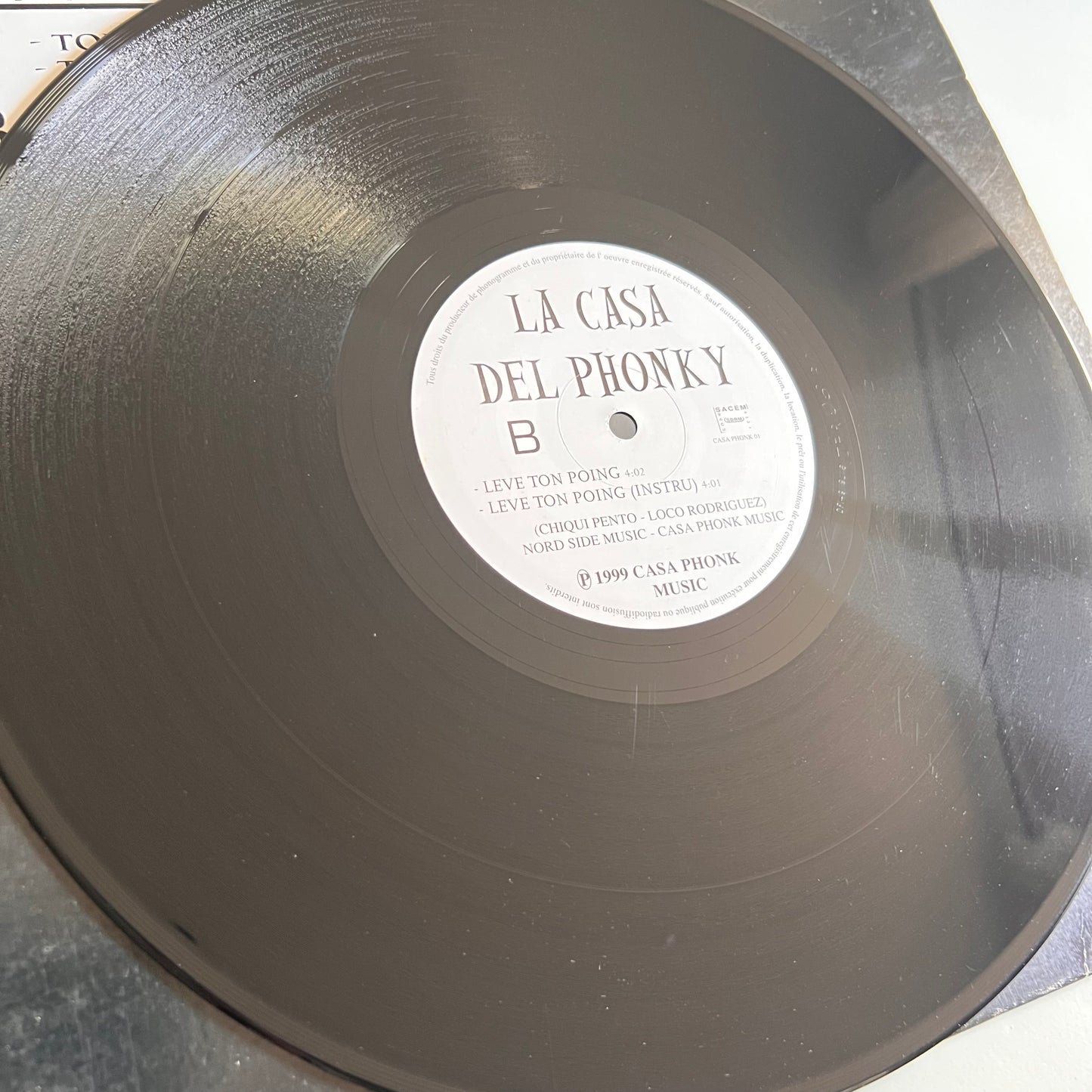 La Casa Del Phonky - Toujours En Désaccord/Lève Ton Poing - Single 1999