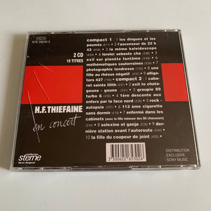 H.F. Thiéfaine - En Concert - 1992 Occasion