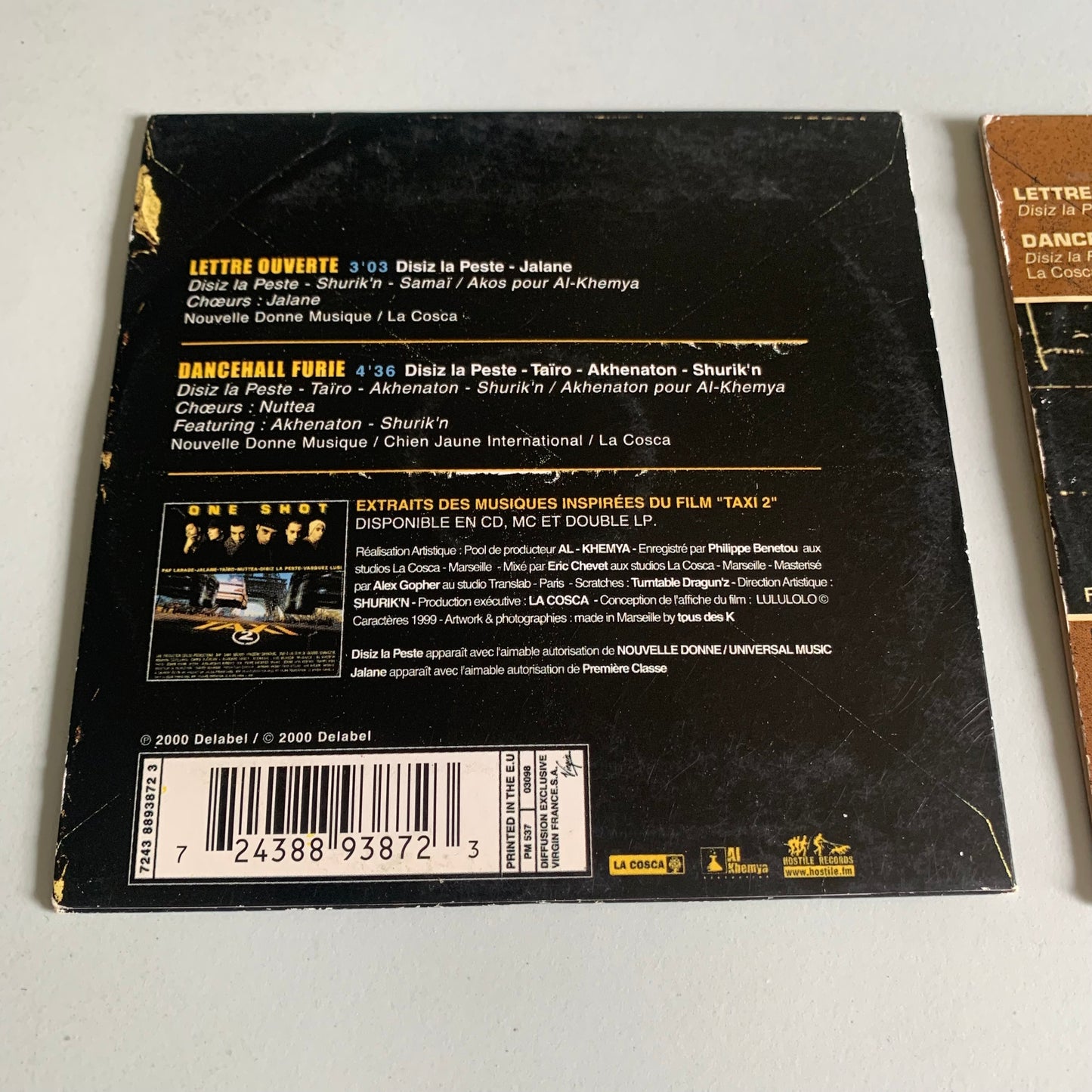 Lot CD - Taxi 2 - One Shot - Lettre Ouverte - Single 2000 Occasion