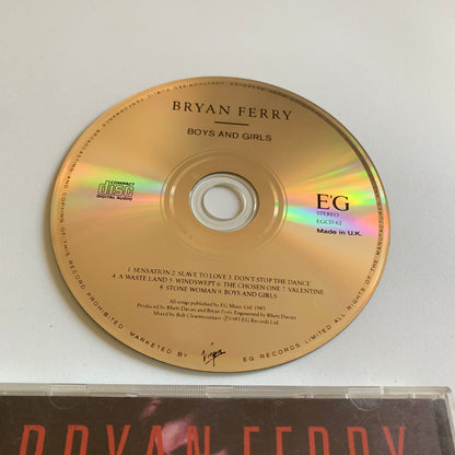 CD - Bryan Ferry - Boys And Girls - 1985