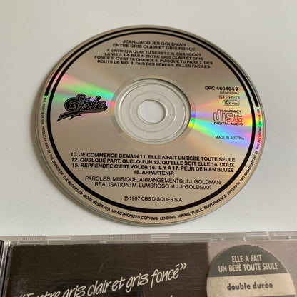 CD - Jean-Jacques Goldman - Entre Gris Clair Et Gris Foncé - 1987 Occasion