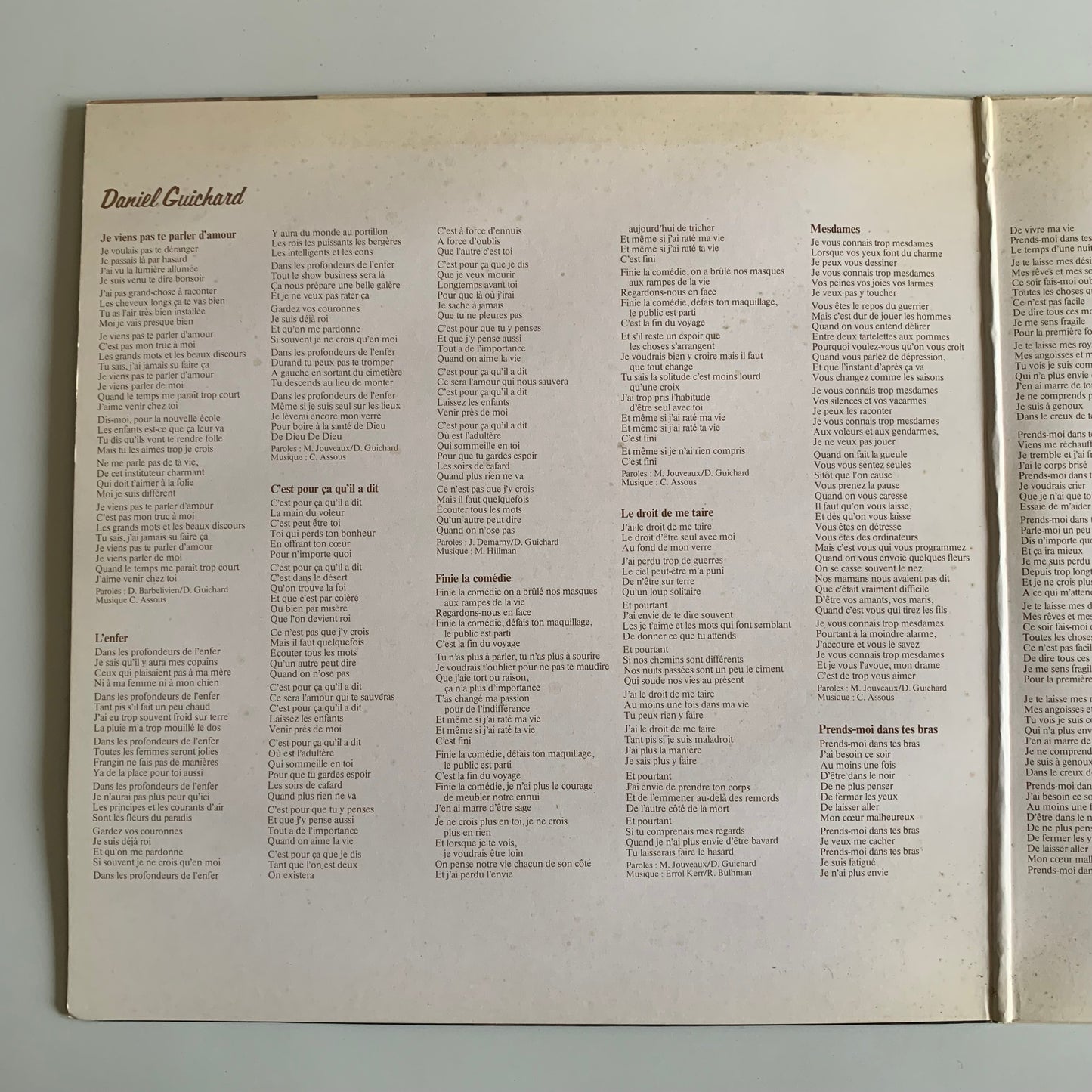 Daniel Guichard - LP 1979