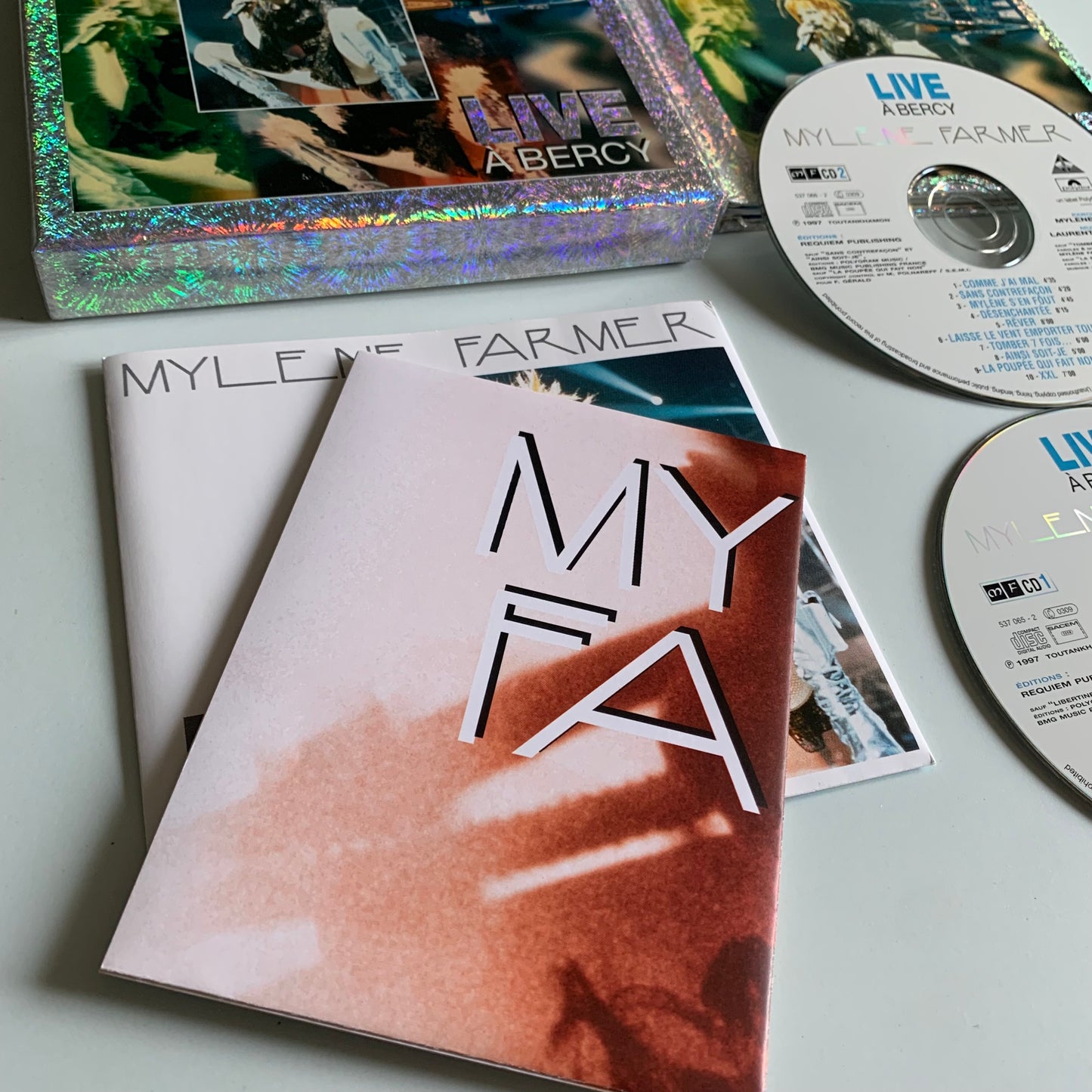 CD - Mylene Farmer - Live À Bercy - Edition Limitée - Box Set + Poster 1997 - Occasion