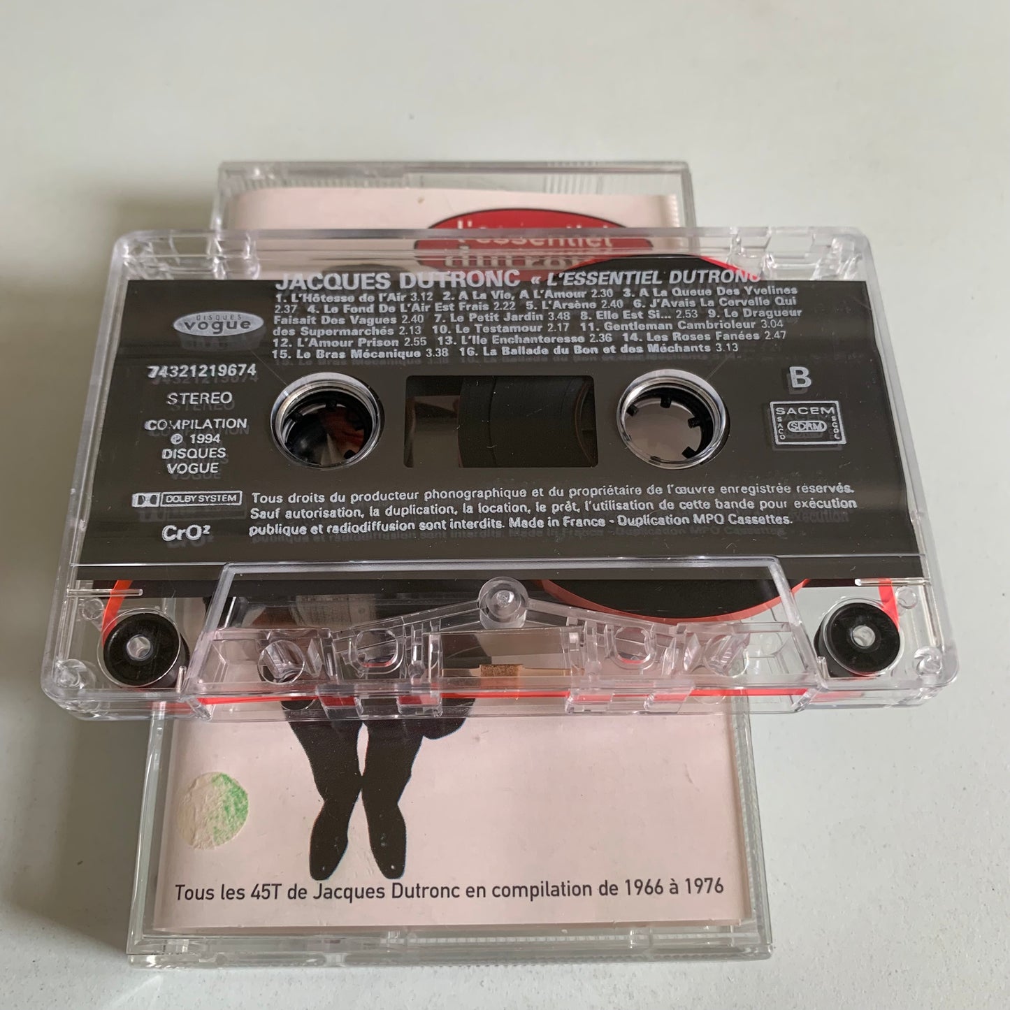 Jacques Dutronc - L'Essentiel Dutronc - 1994 Occasion