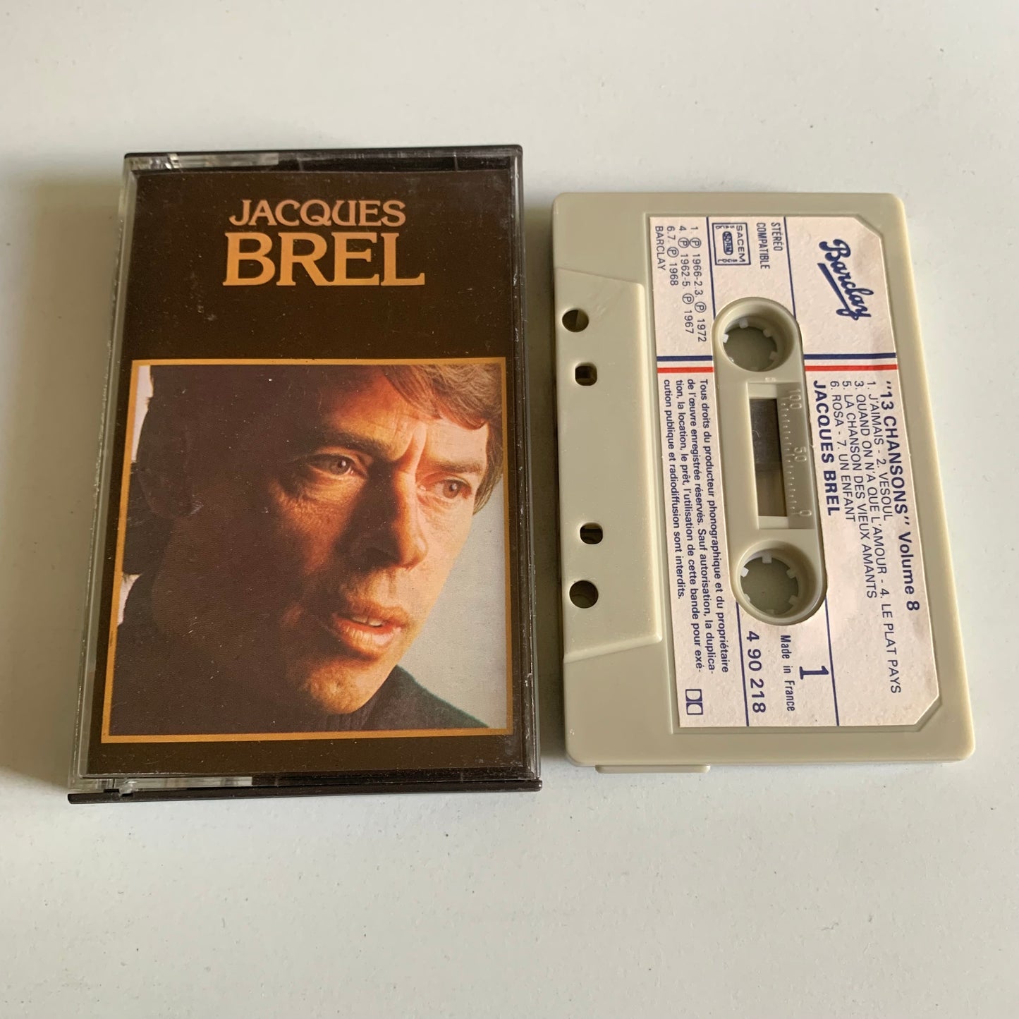 Jacques Brel - "13  Chansons" Volume 8 - Occasion