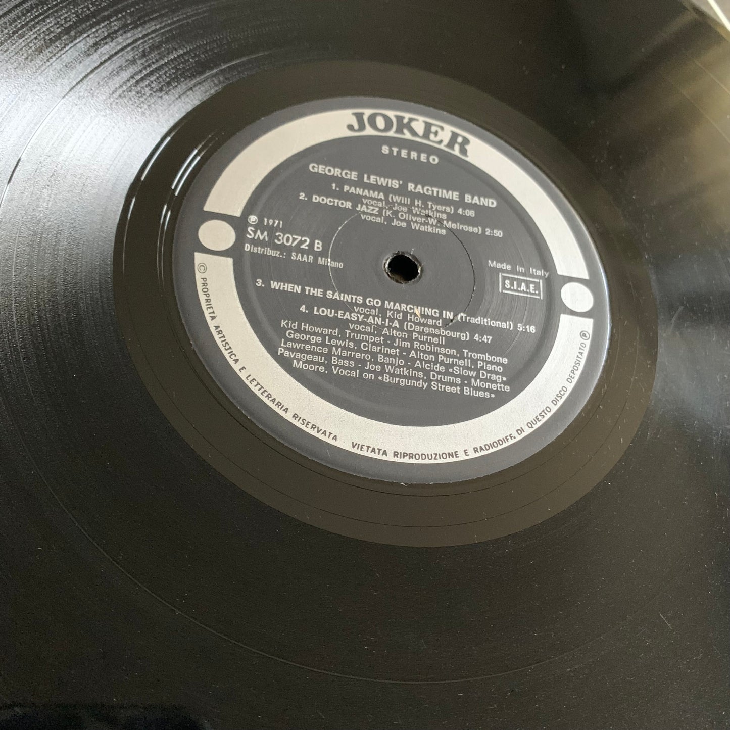 George Lewis Ragtime Band - LP Occasion