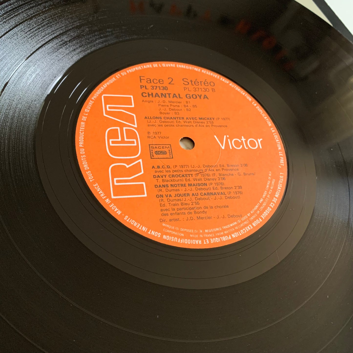 Chantal Goya - Voulez Vous Danser Avec GM - Allons Chanter Avec Mickey - LP 1977 Occasion