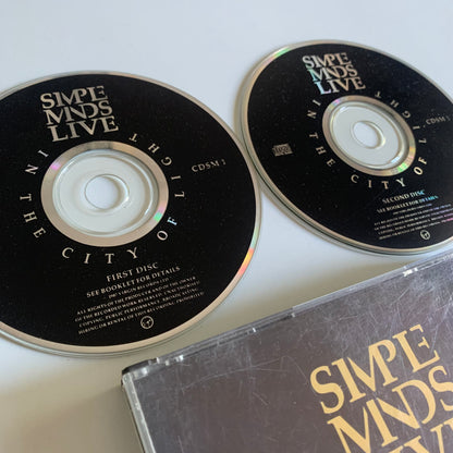 CD - Simple Minds - Live In The City Of Light - 1987 Occasion