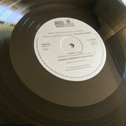 Philippe Sarde - L’ours - Bande Originale du Film - LP 1988 Occasion