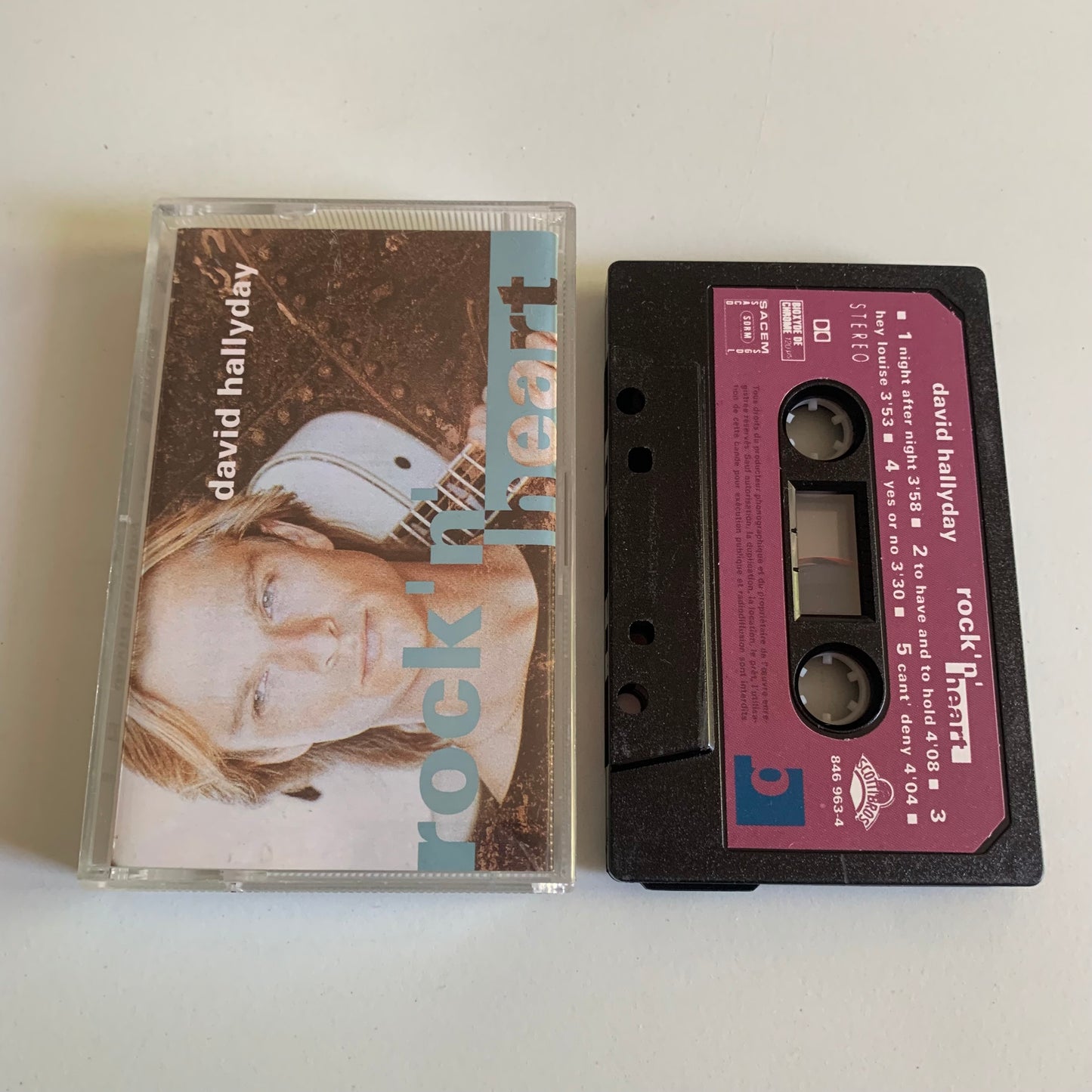 David Hallyday - Rock'n'heart - 1990 Occasion