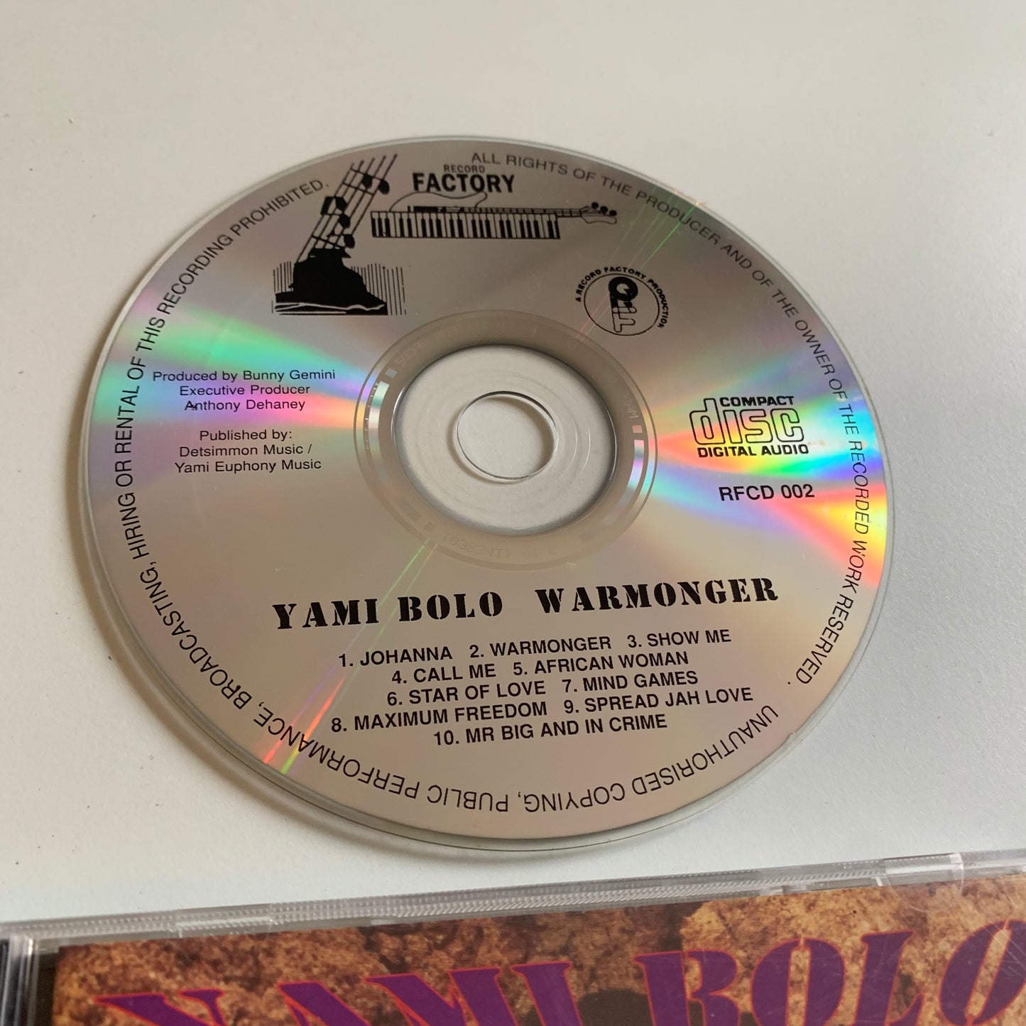 CD - Yami Bolo - Warmonger - 1995