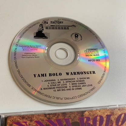 CD - Yami Bolo - Warmonger - 1995