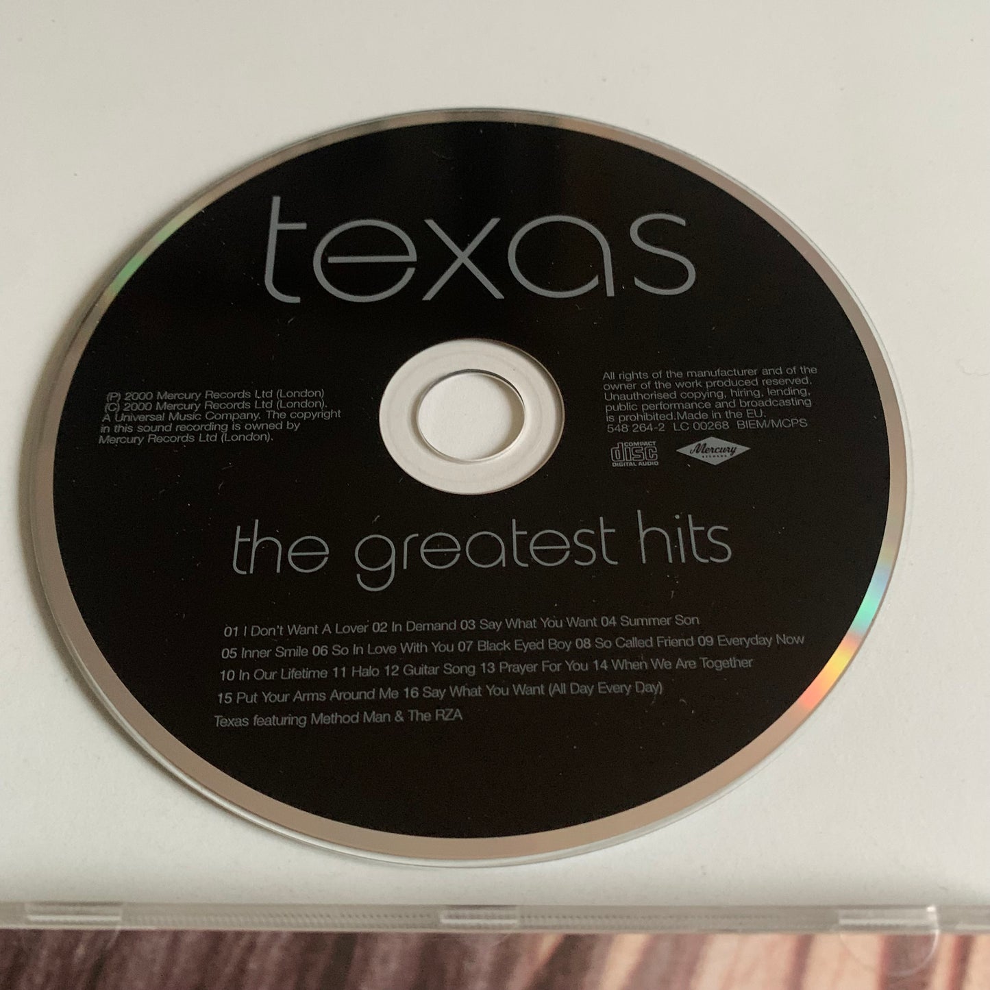 CD - Texas - The Greatest Hits - 2000 Occasion