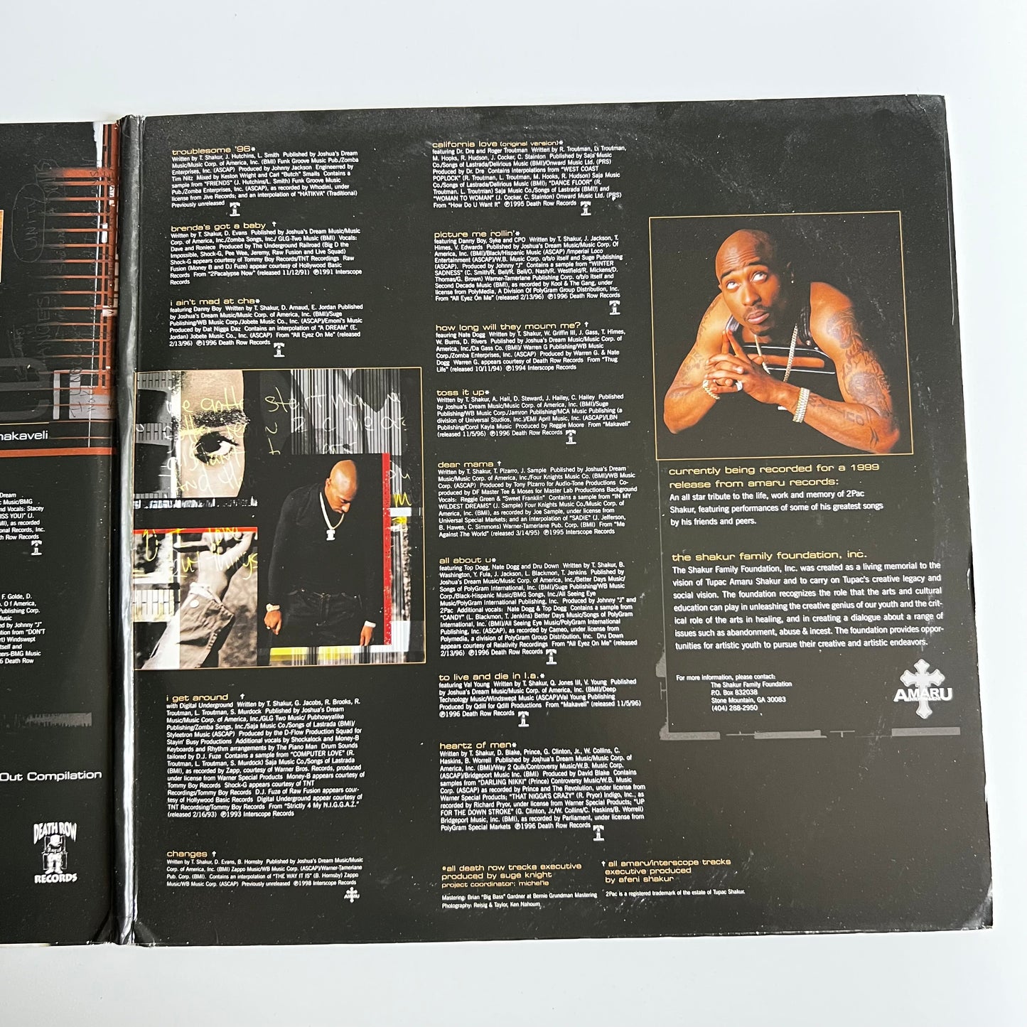 2Pac Tupac - Greatest Hits - OG Triple LP 1998 (manque 1LP)