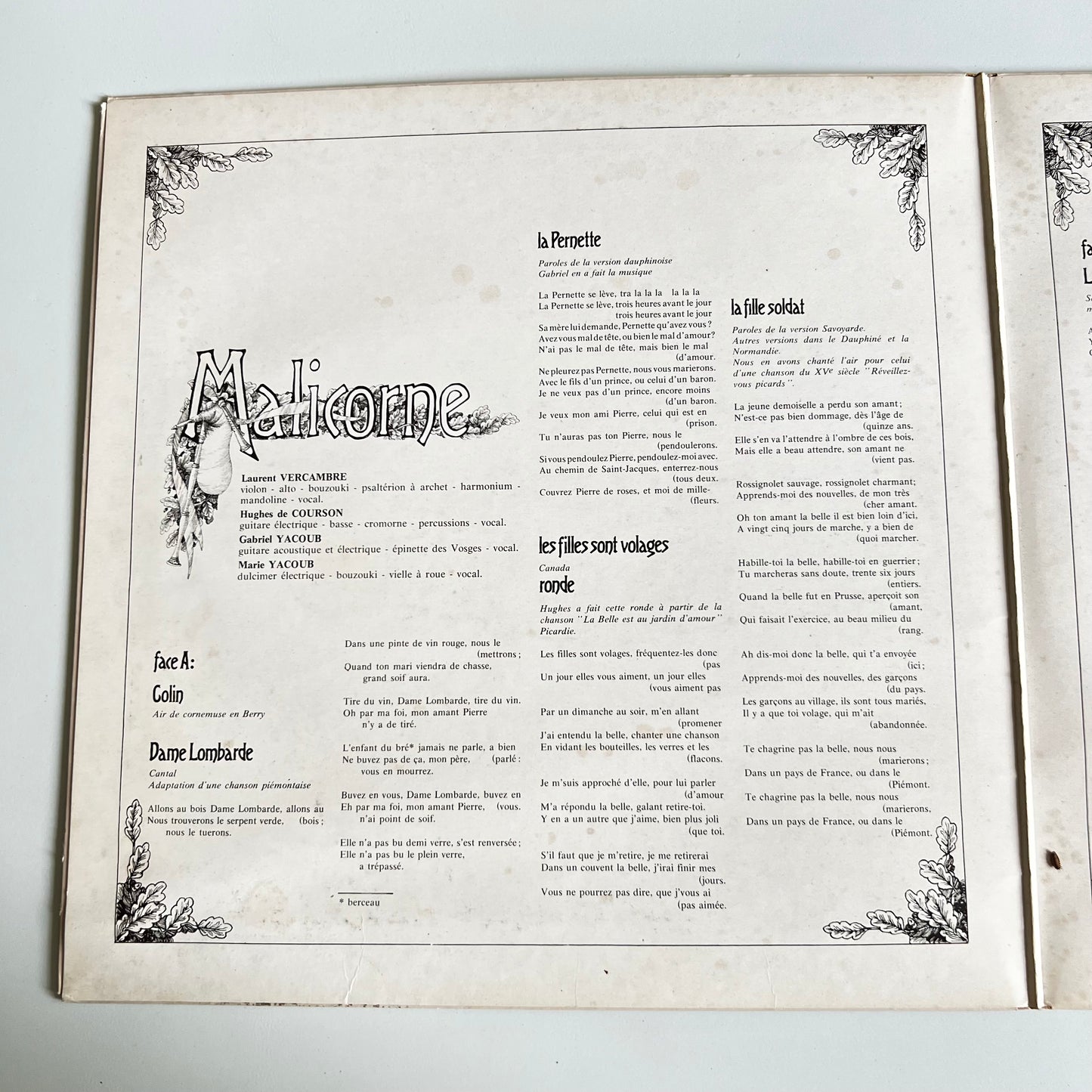 Malicorne - LP 1976