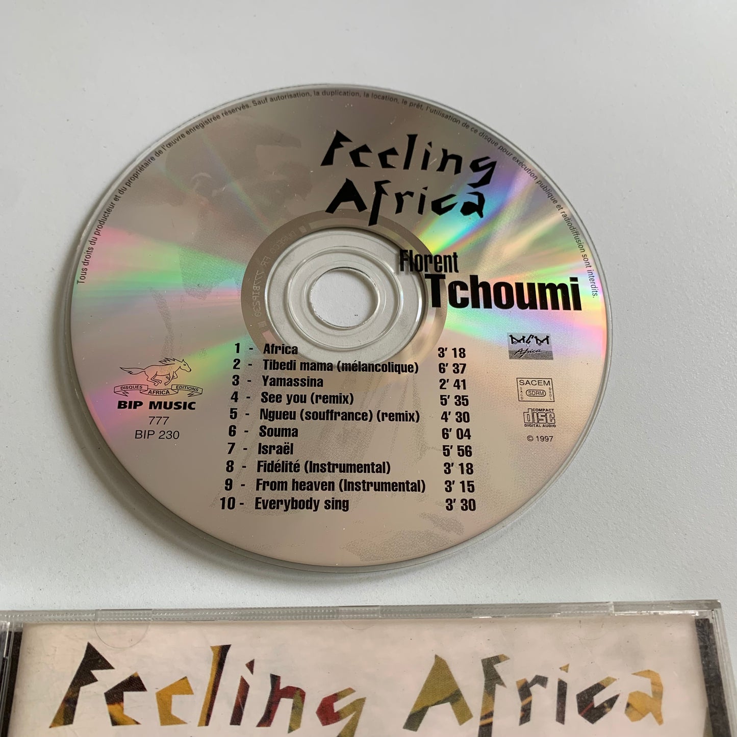 Florent Tchoumi - Feeling Africa - 1997 Occasion