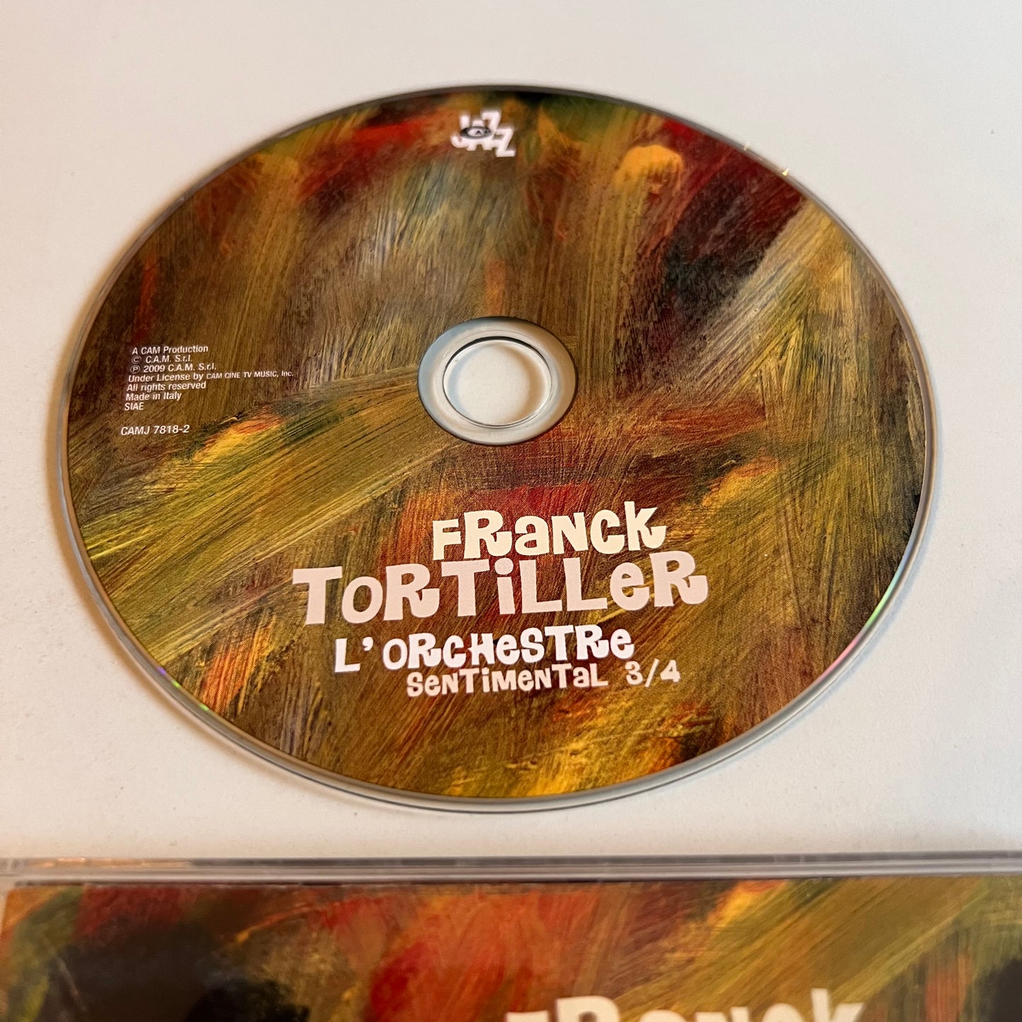 CD - Franck Tortiller - Sentimental 3/4 - 2009