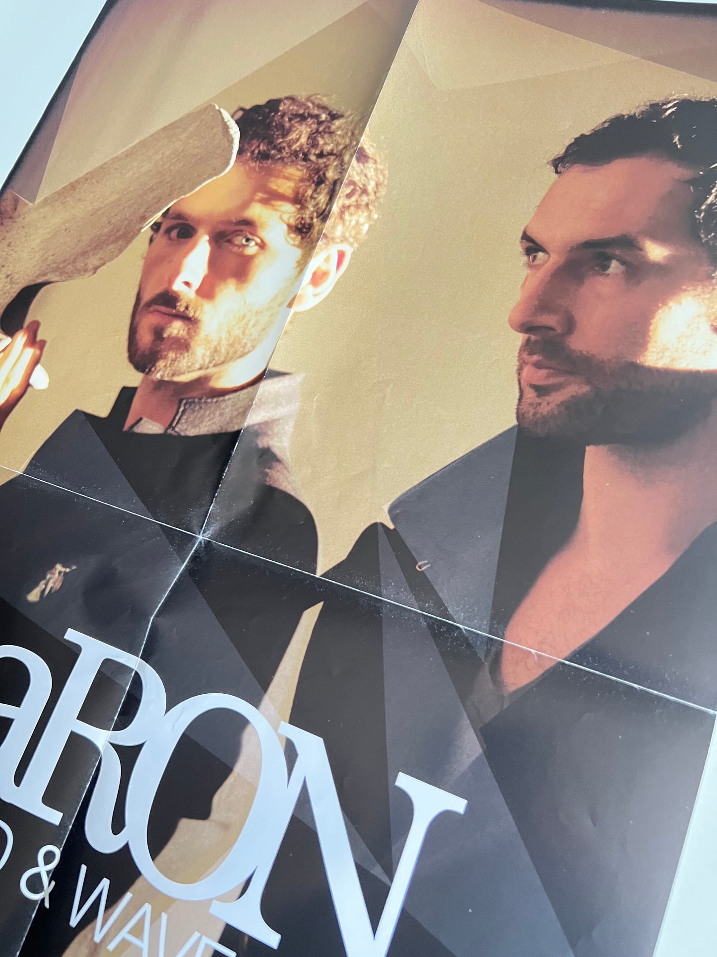Affiche Poster Original Concert Aaron Unplugged & Waves Tour 2011 - 60x40cm