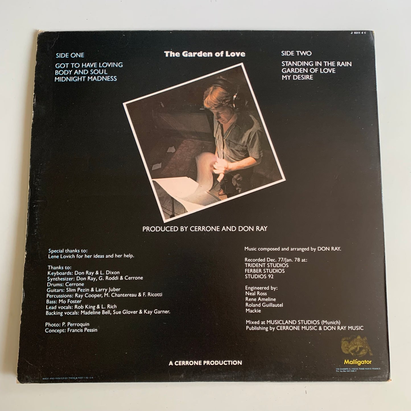 Don Ray - The Garden Of Love - LP 1978 Occasion