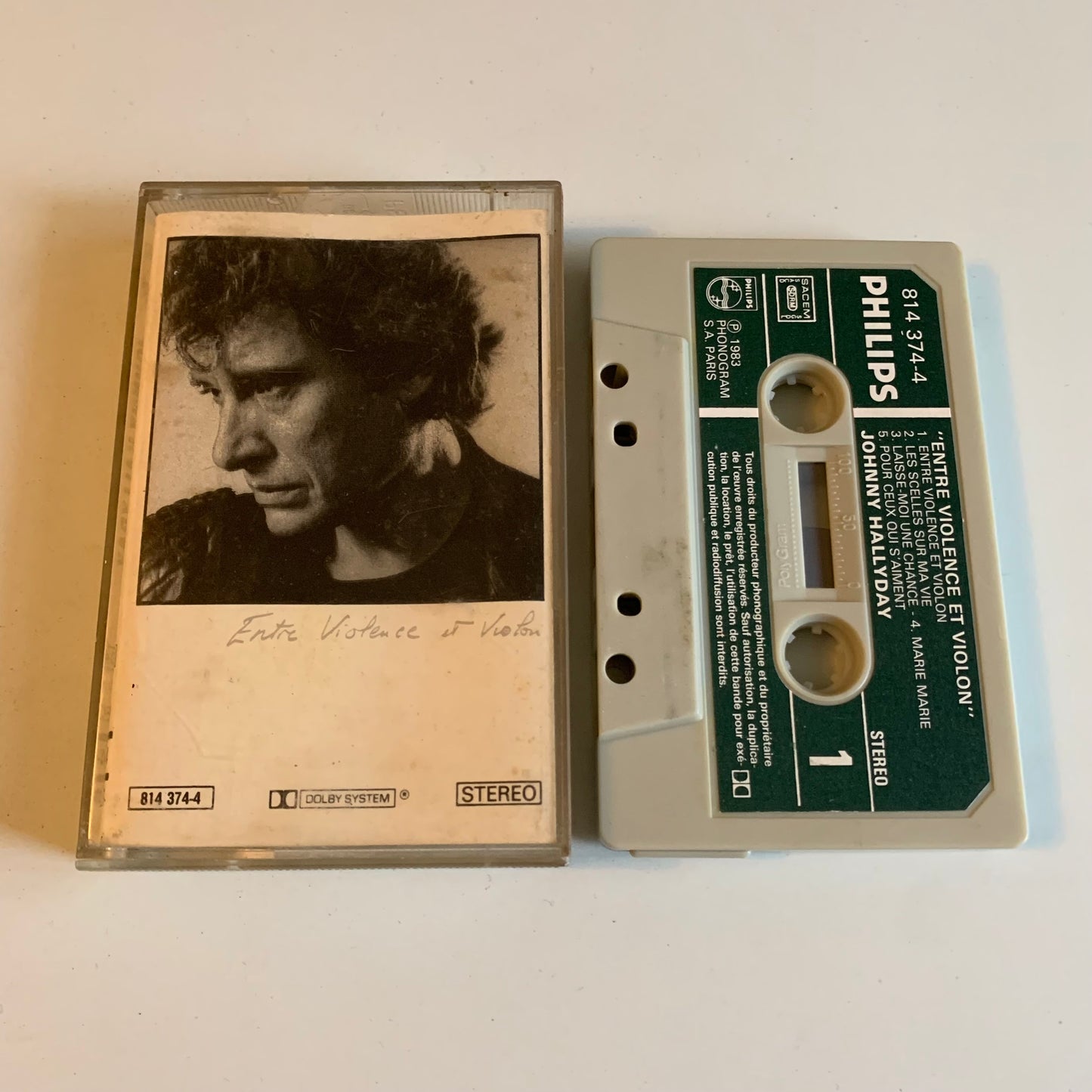 Johnny Hallyday - Entre Violence Et Violon - 1983 Occasion