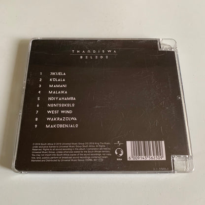 CD - Thandiswa - Belede - 2016 Occasion
