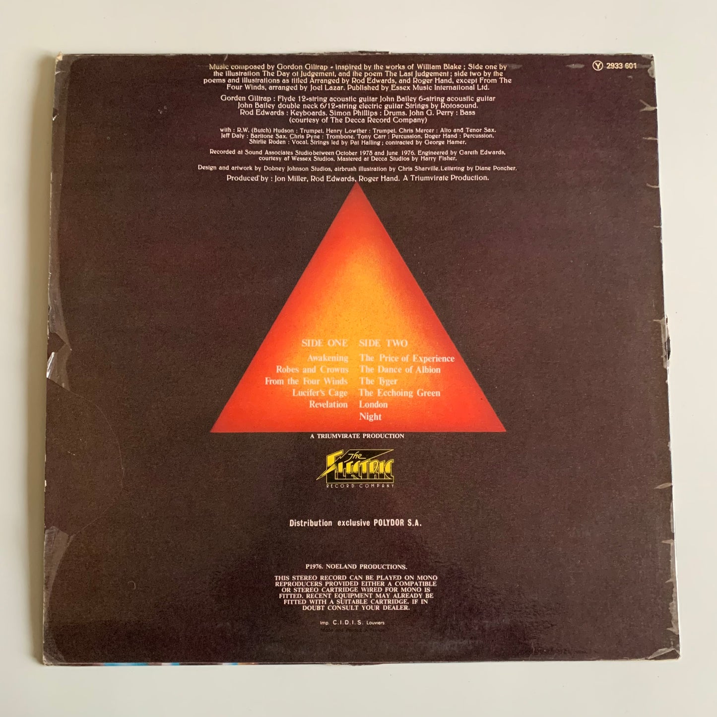 Gordon Giltrap - Visionary - LP 1976