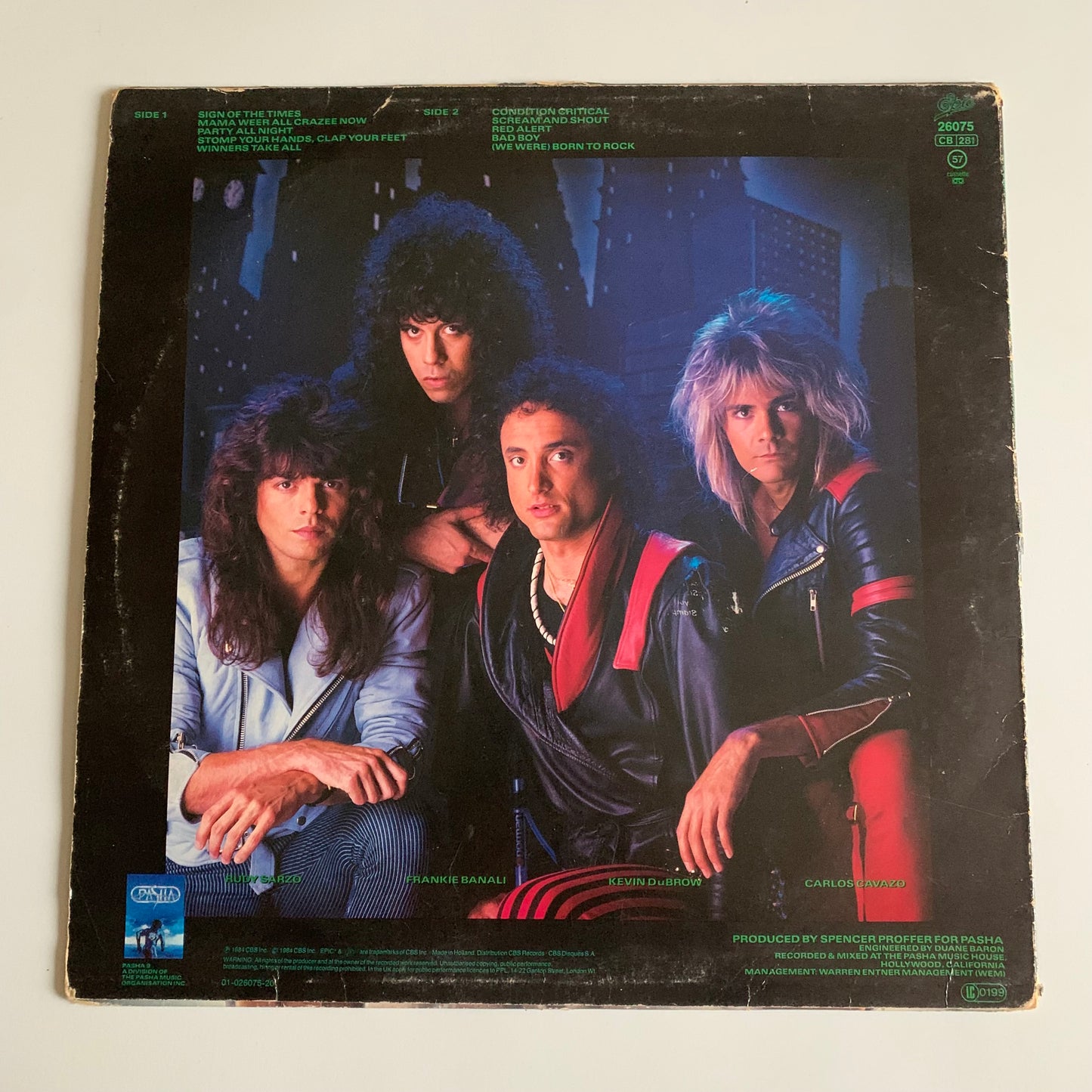 Quiet Riot - Condition Critical - LP 1984 Occasion