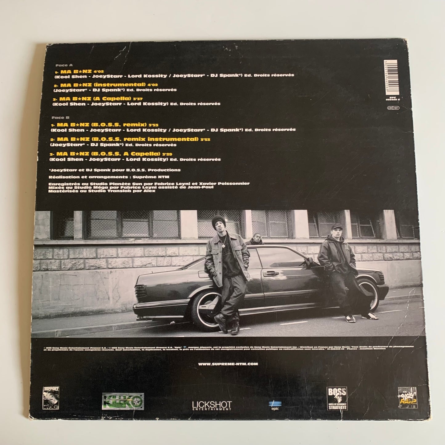 Suprême NTM - Lord Kossity - Ma Benz - Single 1998 Occasion