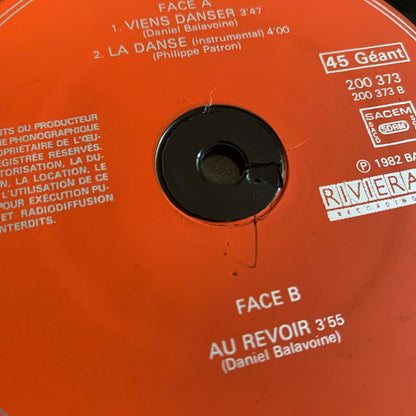 Daniel Balavoine - Vendeurs De Larmes - Double LP 1982 Occasion