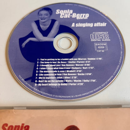 CD - Sonia Cat-Berro Quartet - A Singing Affair - 1998