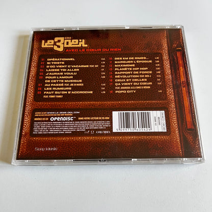 CD - Le 3ème Œil - Avec Le Cœur Ou Rien - 2002